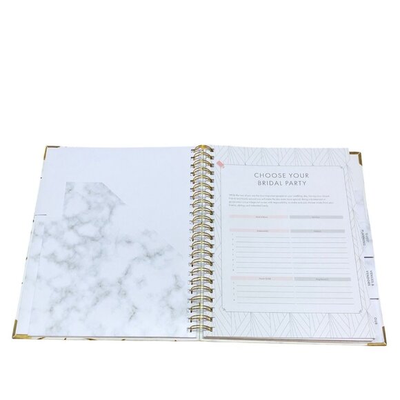 The Complete Wedding Planner With Marble & Gold Design – Spiral Bound - Picture 5 of 7